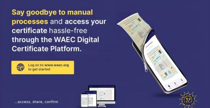 WAEC Digital Certificate Platform: How to access it