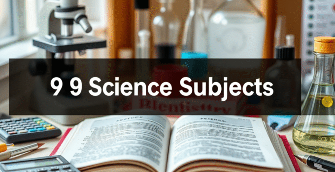 9 Science Subjects To Write in WAEC 2026/2027