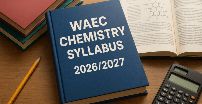 WAEC Chemistry Syllabus 2026