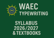WAEC Typewriting Syllabus 2026/2027 & Textbooks