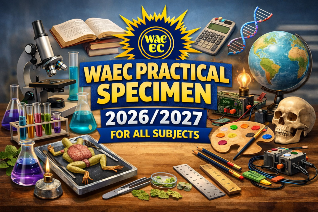 WAEC Practical Specimen 2026/2027 for All Subjects | WAEC2026
