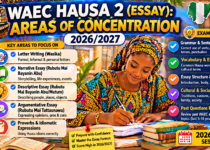 WAEC Hausa 2 (Essay): Areas Of Concentration 2026/2027