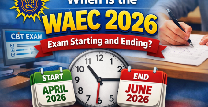 when is waec 2026 exam starting