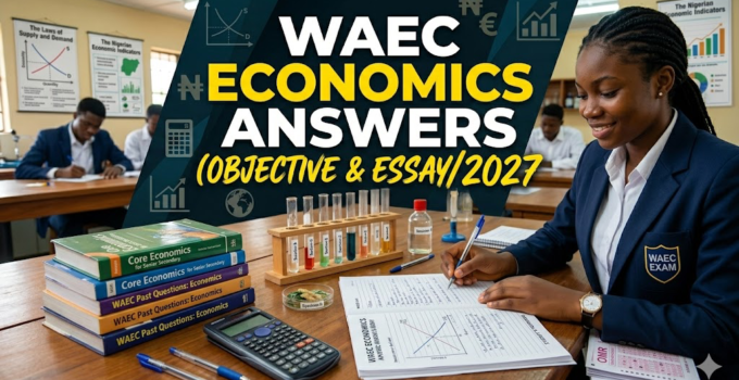 WAEC Economics Answers (Objective & Essay) 2026/2027