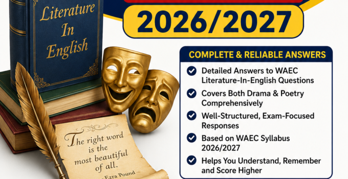 WAEC Literature-In-English Answers